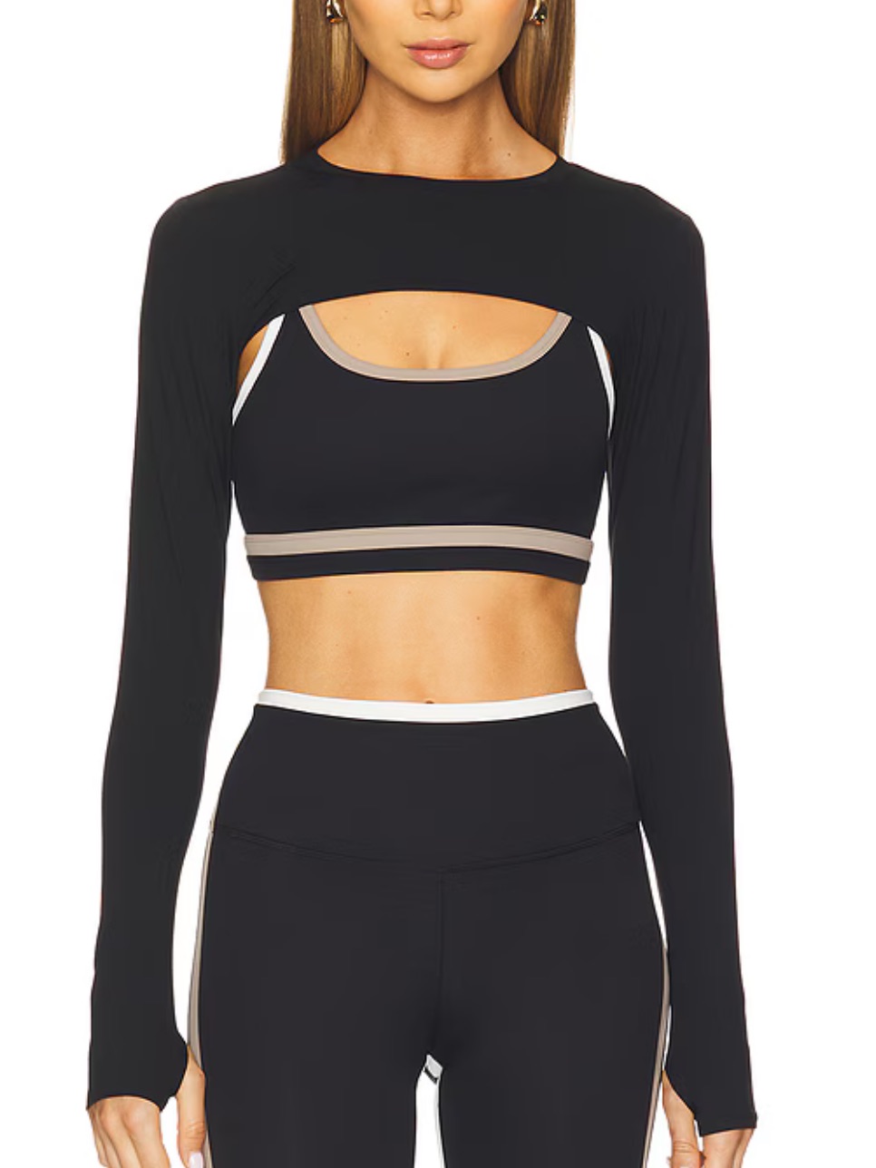 Black Long Sleeve Shrug